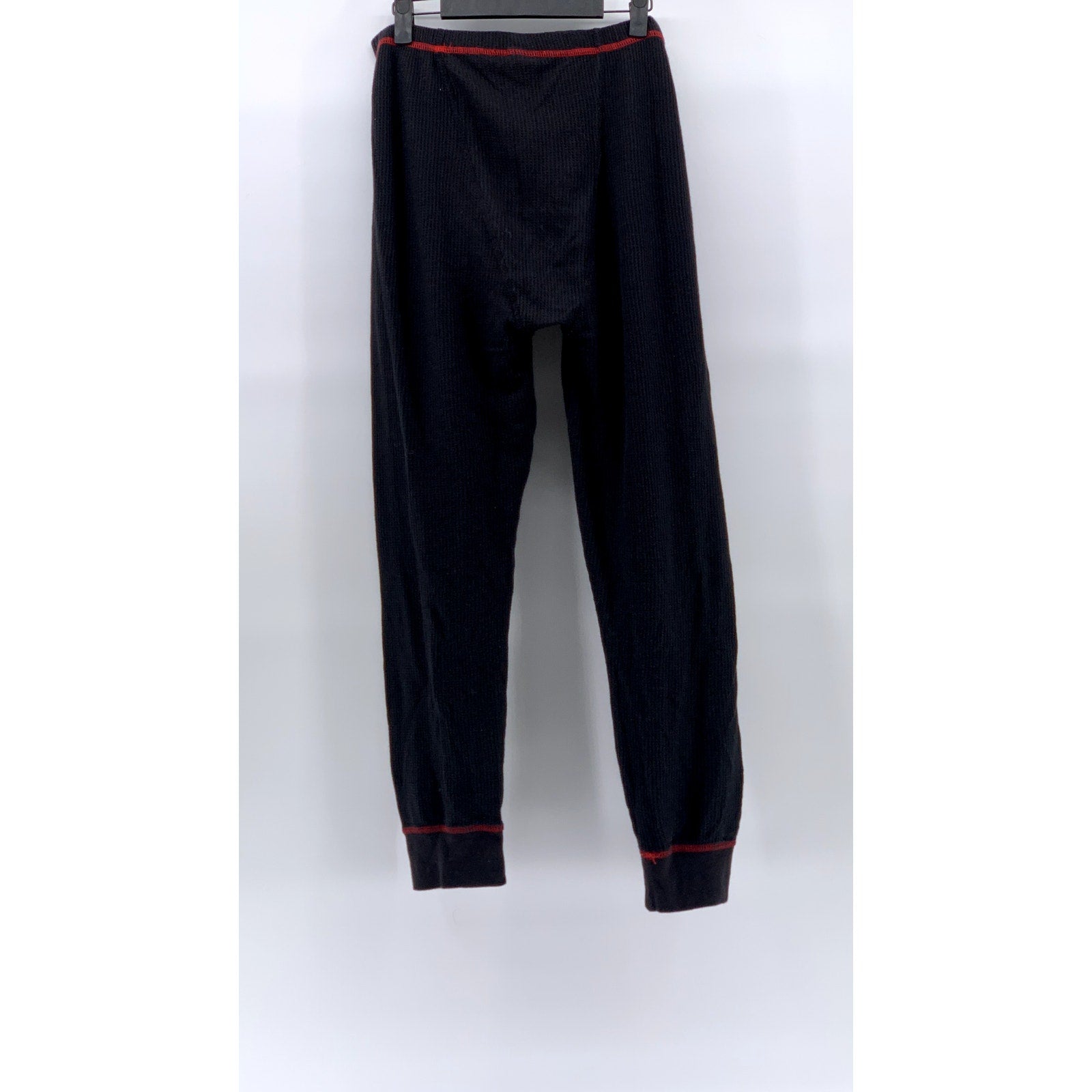 UMBRO Men's Black-Red Thermal Pull-On Underlayer Long Johns SZ L