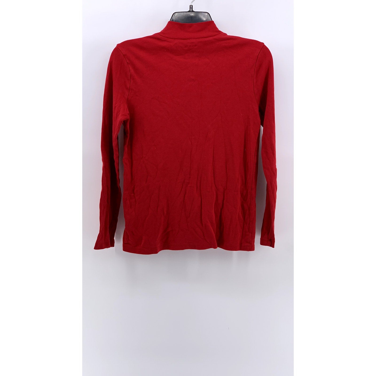 WHITE STAG Women's Red Turtleneck Long Sleeve Top SZ M