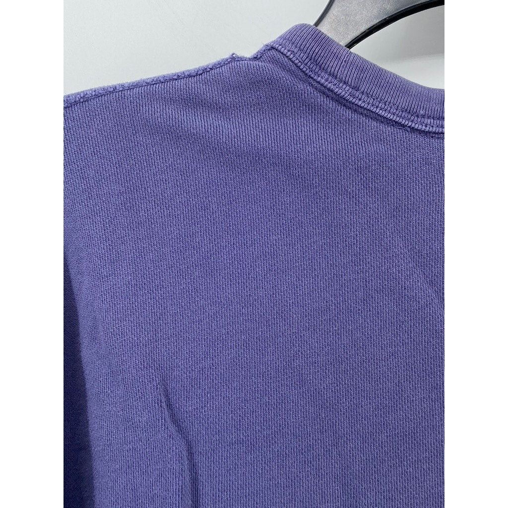 J.CREW MERCANTILE Men's Sun-Washed Navy Crewneck Long Sleeve Sweatshirt SZ M