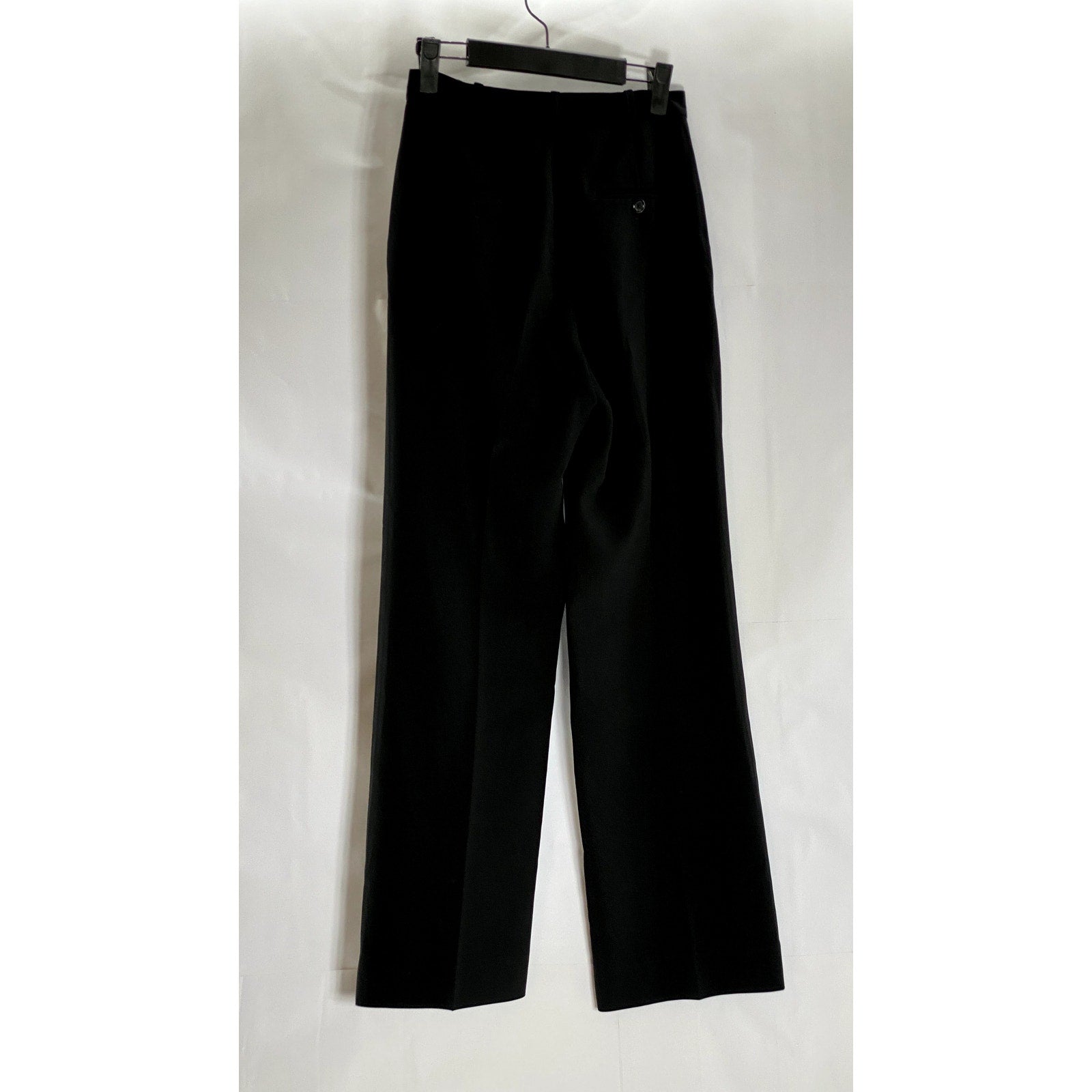 A MOVEABLE FEAST Women's Black Solid Wide-Leg Straight Pant SZ 2