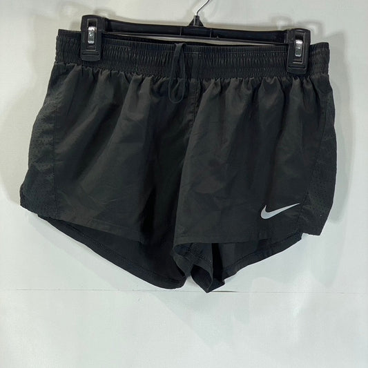 NIKE Women's Black Dri-FIT Elasticized Waist 10K Pull-On Running Shorts SZ S