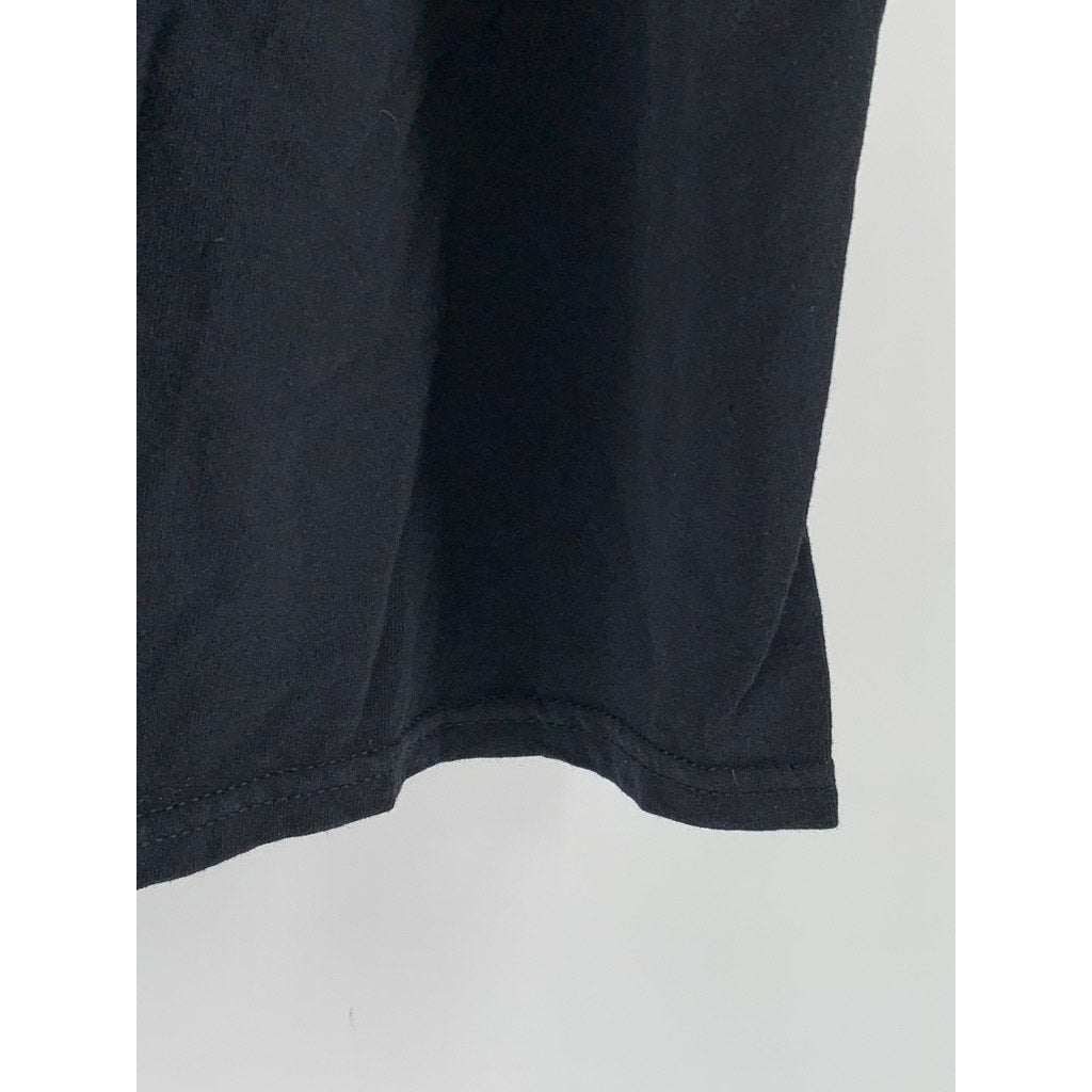 LIQUID BLUE Men's Black Grunge Graphic Crewneck Short Sleeve T-Shirt SZ 2XL