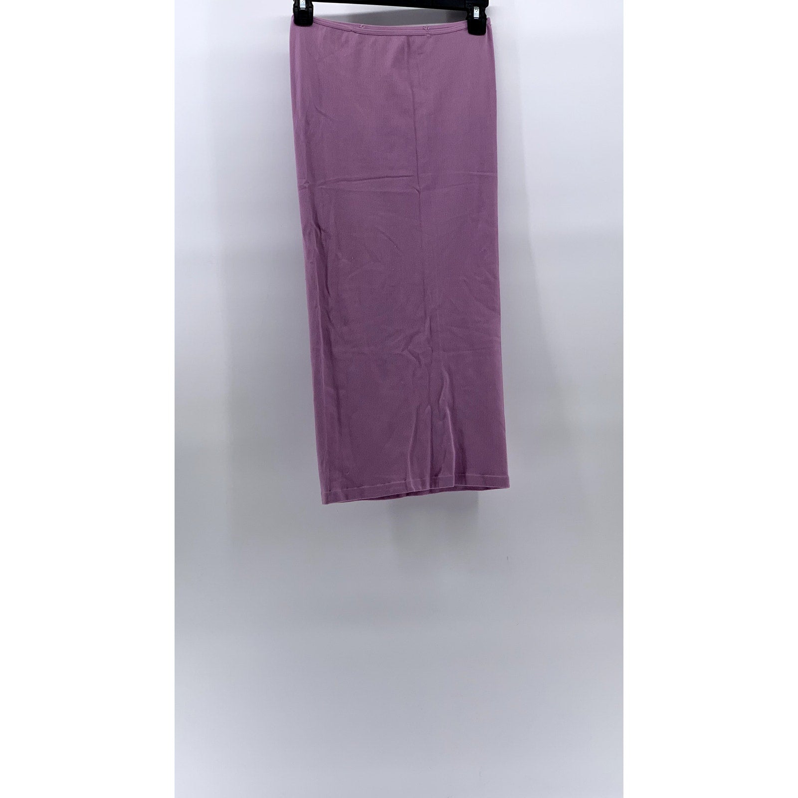 JAM + JELLY Women's Lilac Stretch Ribbed Strapless Bodycon Dress SZ S/M