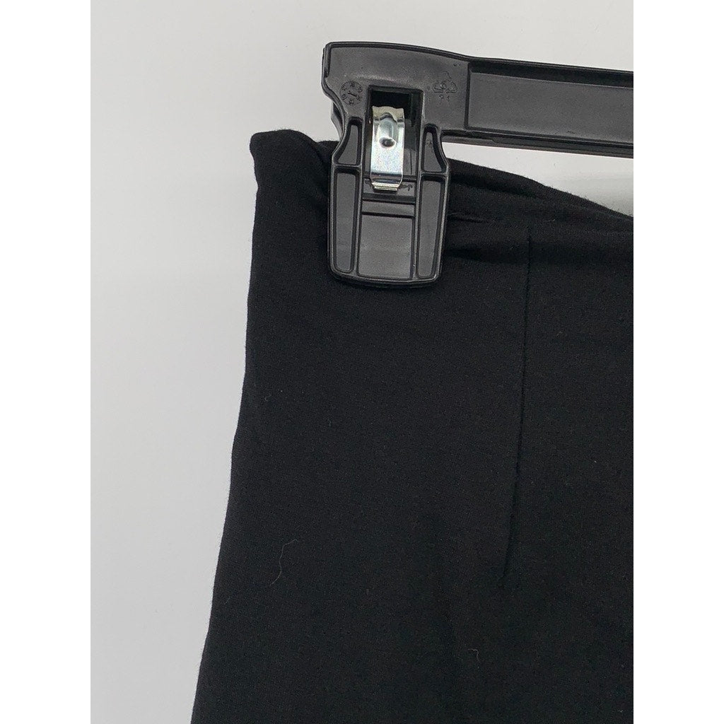 QINGHUAZHU Women's Black Pleated Mini Skirt SZ L