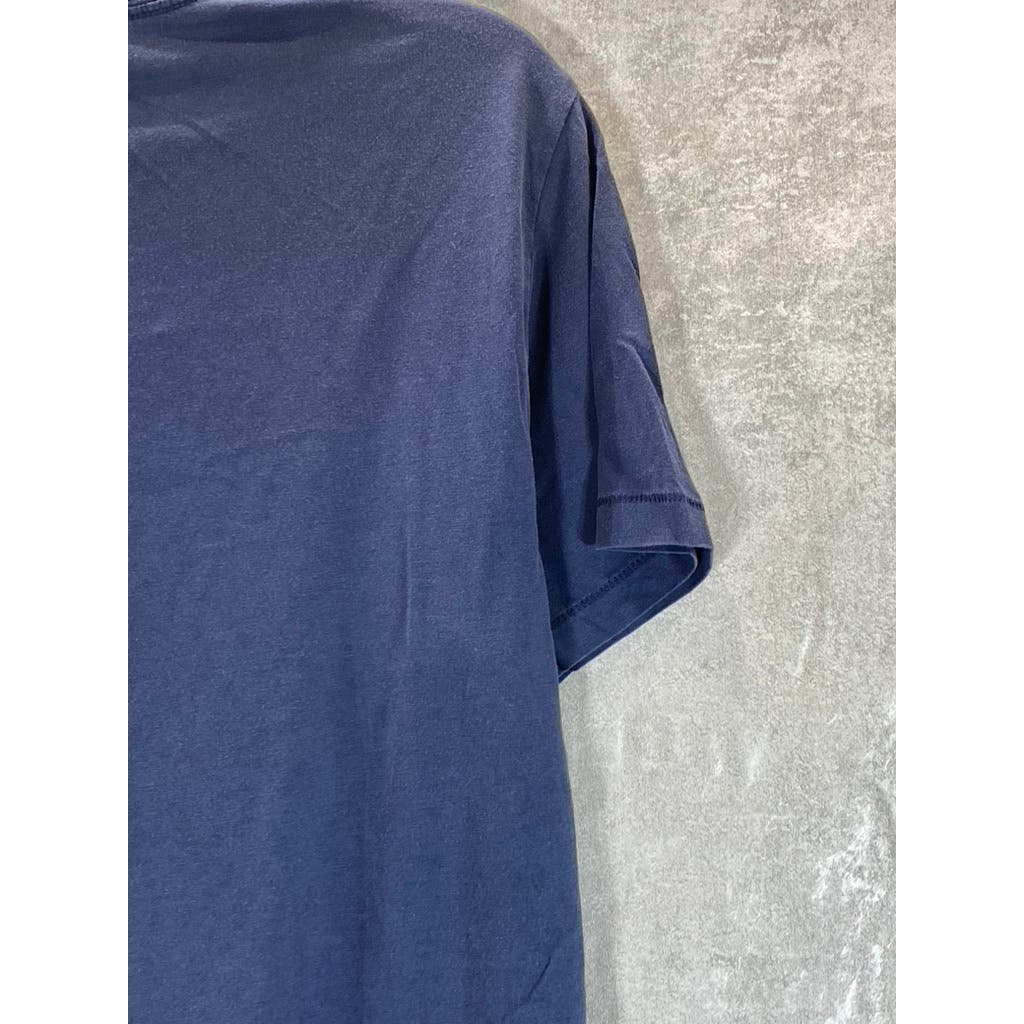 BONOBOS Men's Navy Slim-Fit Crewneck Everyday Short Sleeve T-Shirt SZ M