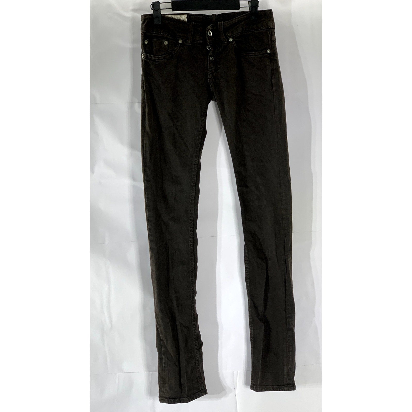 DONDUP Women's Black Solid Garment Dyed Kody Five-Pocket Skinny-Leg Jean SZ 26