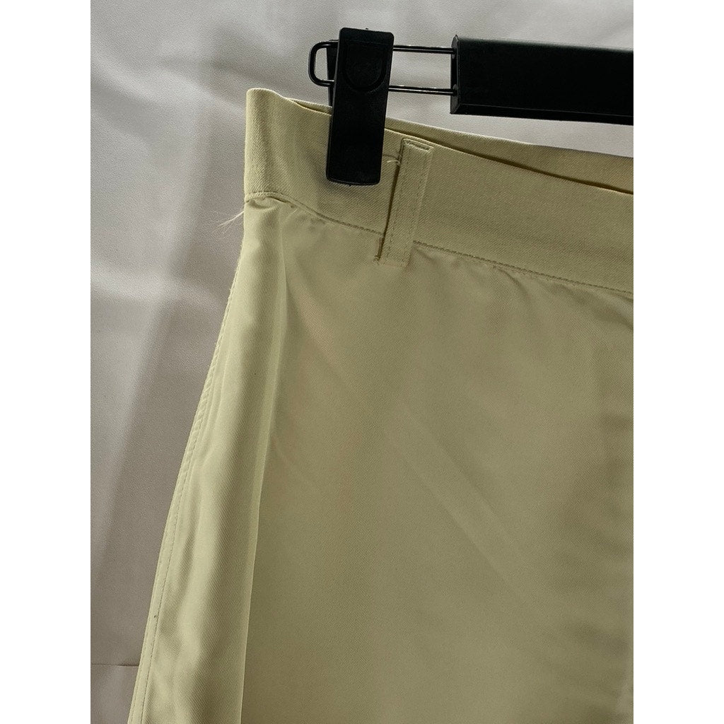 TRANSIT PAR SUCH Women's Beige Slim-Leg Cotton-Blend Dress Pant SZ 3(M)