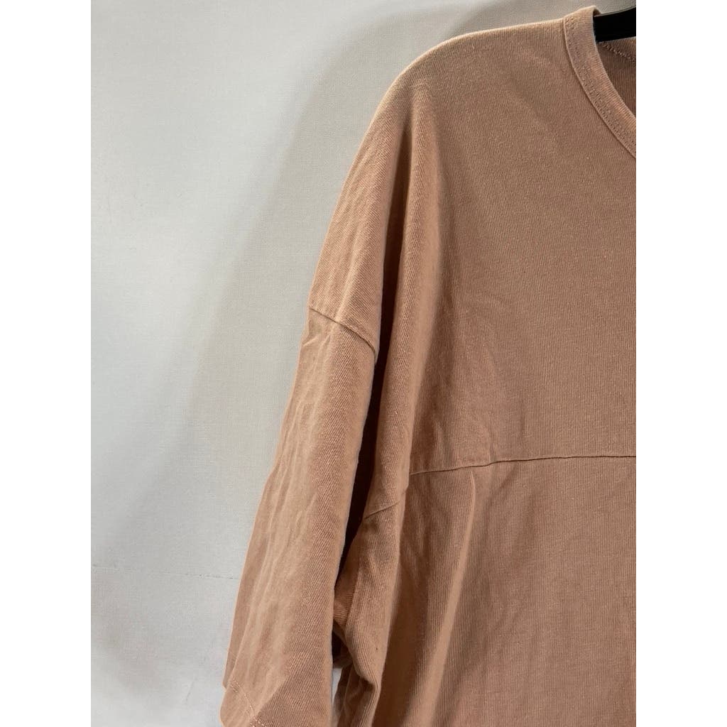 ZARA Men's Terracotta Crewneck Short Sleeve T-Shirt SZ M