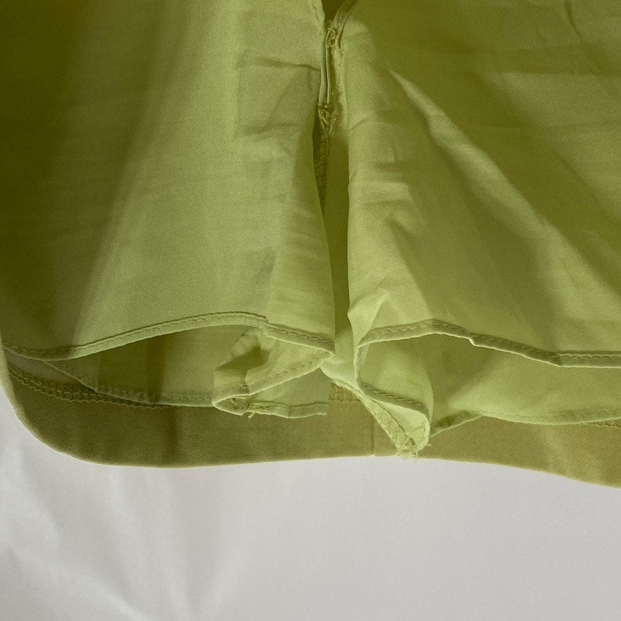 CHAV SEOUL Women's Green Straight Fitted Extra Mini Skirt SZ M