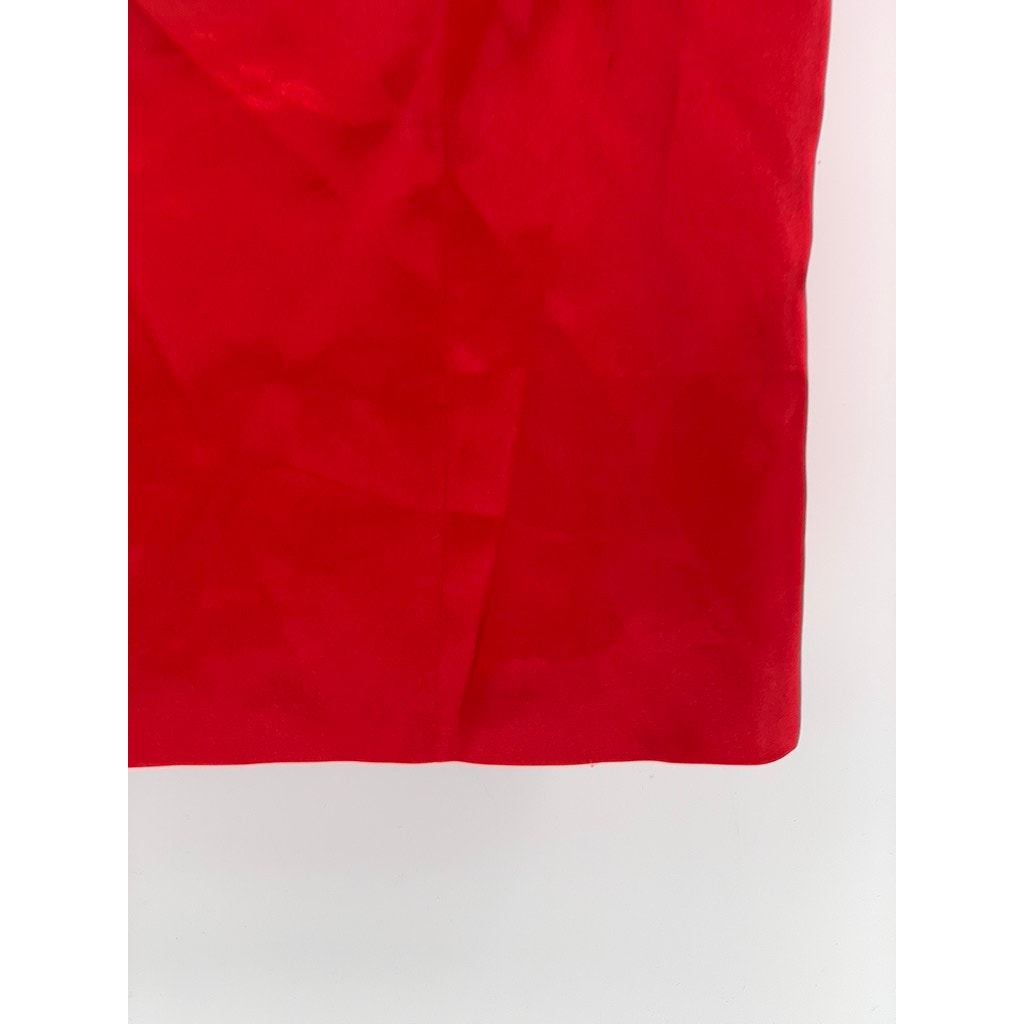JOHN MEYER OF NORWICH Women's Red Satin-Like Scoop-Neck Tank Top SZ 12