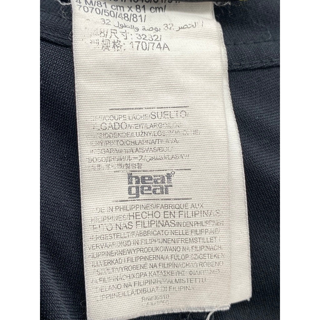 UNDER ARMOUR Men's Black Loose-Fit Straight-Leg Pants SZ 32X32