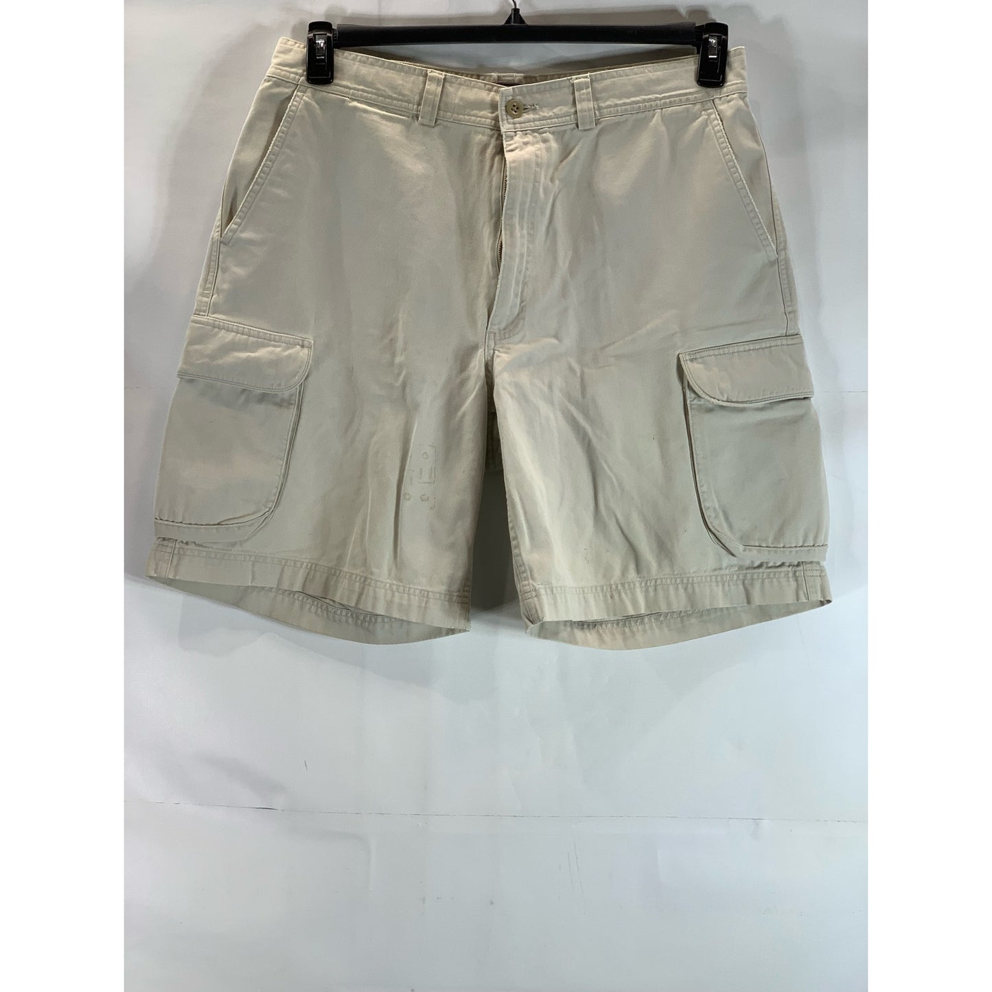 POLO By RALPH LAUREN Men's Beige Regular-Fit Straight Cargo Shorts SZ 36