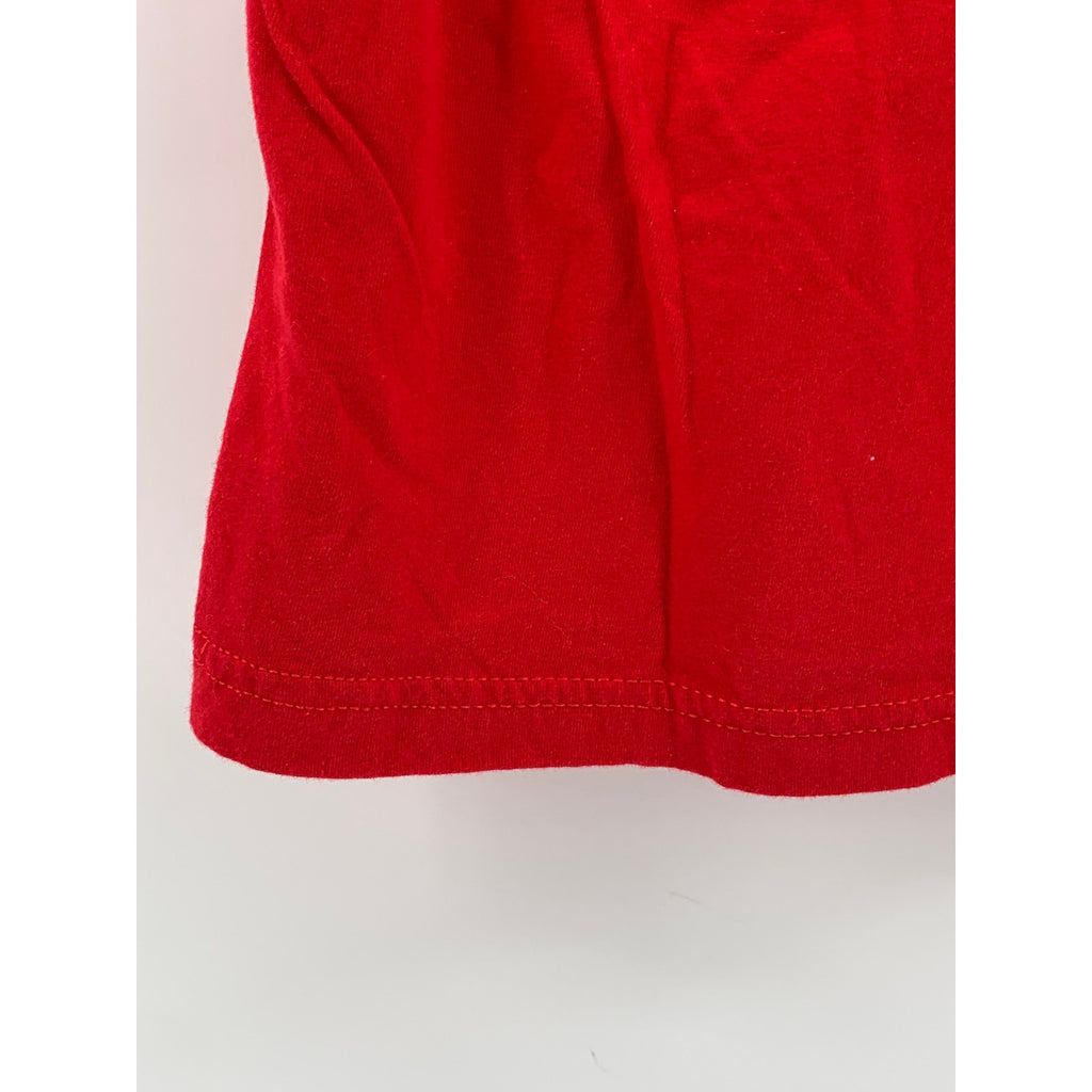 NEXT LEVEL APPARAEL Men's Red QuickTrip Treats Graphic Crewneck T-Shirt SZ XS