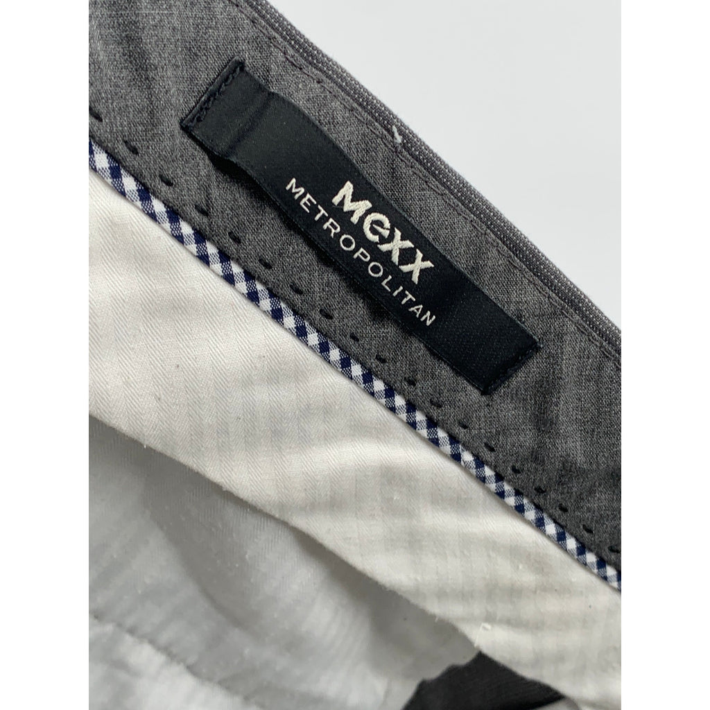 MEXX METROPOLITAN Men's Charcoal Gray Straight-Leg Regular-Fit Trousers SZ 40R