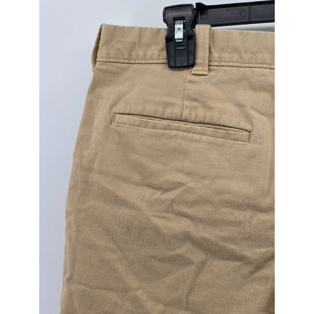 J.CREW Men's Tan Regular-Fit 7" Flex Chino Shorts SZ 31