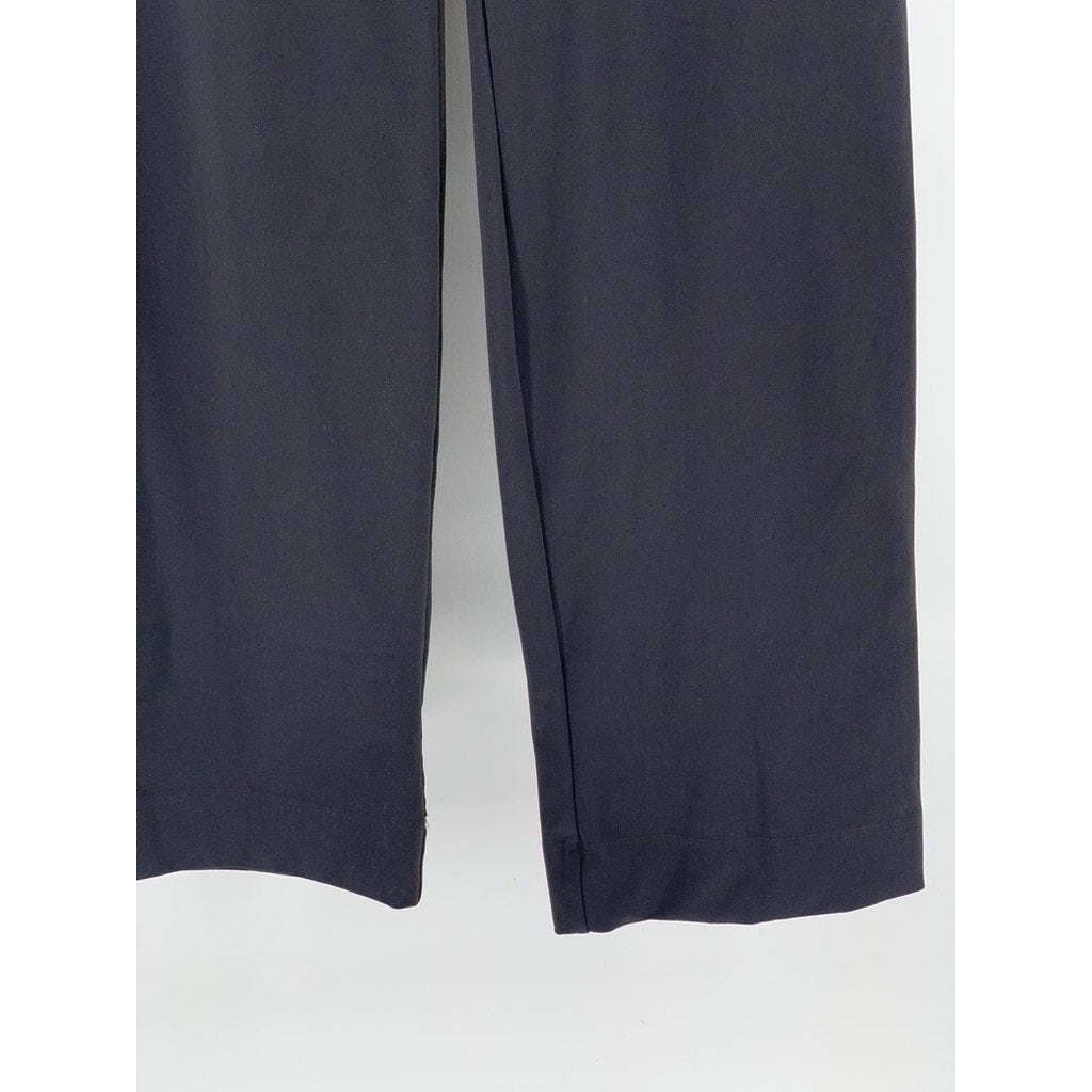 HALARA Women's Tall Black Button-Front High-Rise Pants SZ S