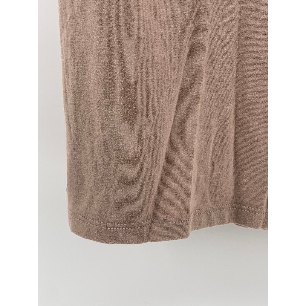 ANN TAYLOR Women's Petite Beige Textured Scoop-Neck Sleeveless Top SZ MP