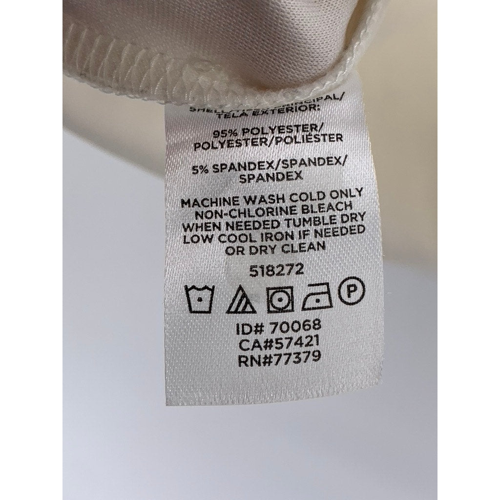 ANN TAYLOR FACTORY Women's Off-White Petite V-Neck Top SZ XSP