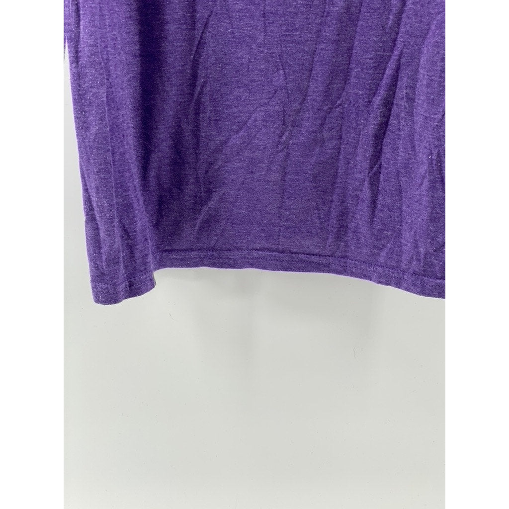 ANVIL Men's Purple New York Film Festival Crewneck Short Sleeve T-Shirt SZ M