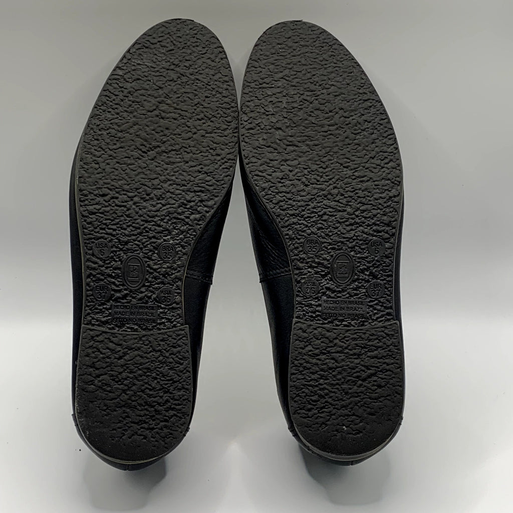 CHELSEA CREW Black Label Women's Black Round-Toe slip-On Shoes SZ 6