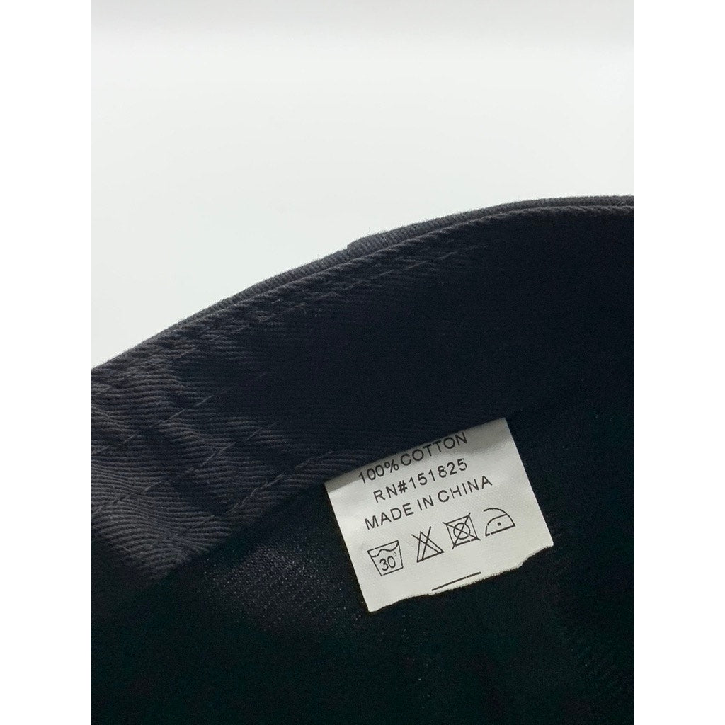 UNBRANDED Men's Black/White/Red Embroidered Logo Polka Dot Adjustable Hat OS