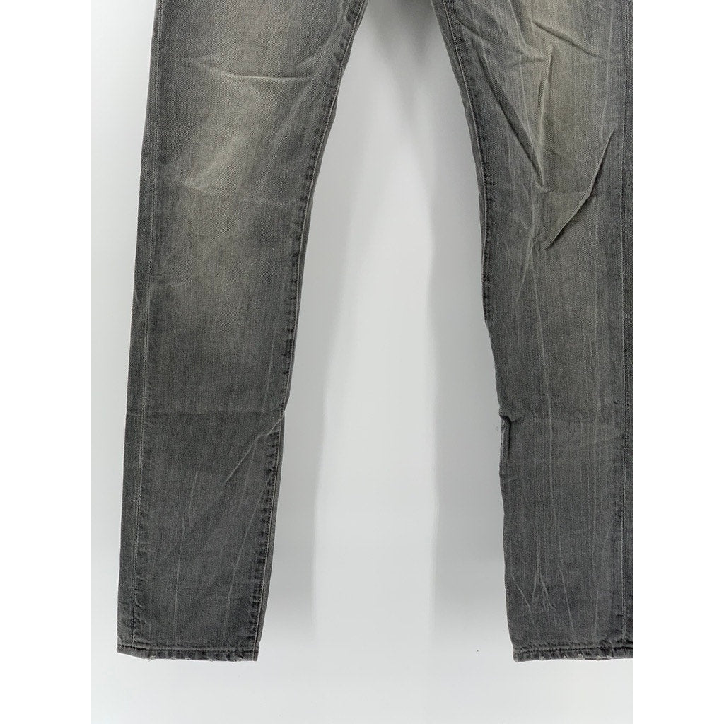 LUCKY BRAND Men's Gray Denim 1 Authentic Skinny Jeans SZ 29X34