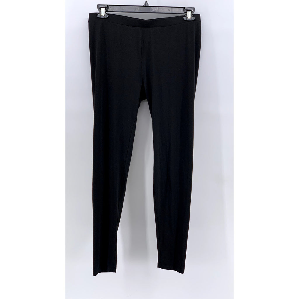 32 DEGREES HEAT Women's Black Solid Pocketless Leggings SZ XL