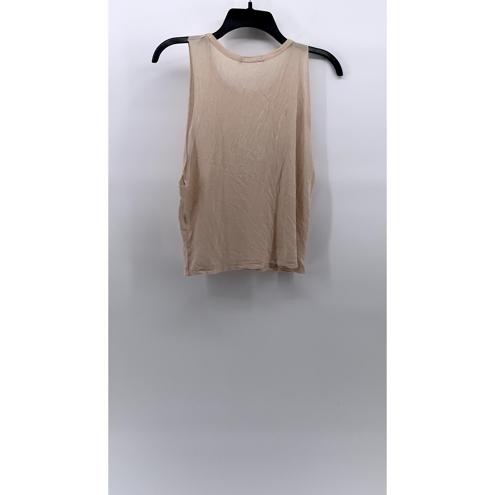 BRANDY MELVILLE Women's Beige Scoop-Neck Lightweight Muscle Tank Top SZ OS