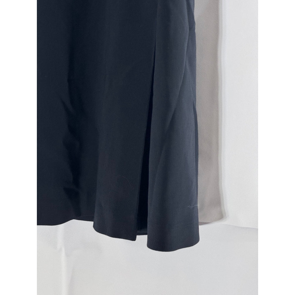 PIAZZA SEMPIONE Women's Blue Wool-Blend A-Line Knee-Length Skirt SZ 46(US10)