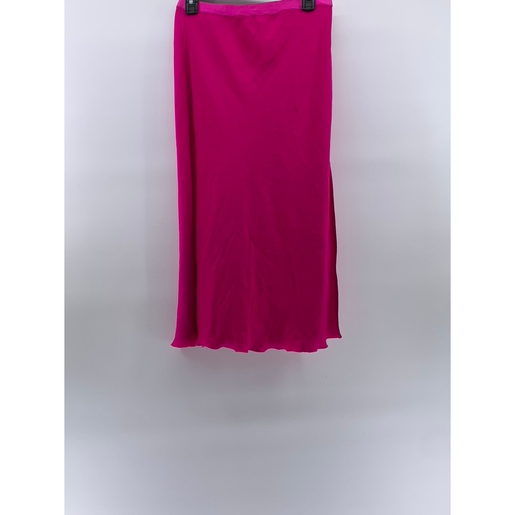 FREE PEOPLE INTIMATELY Women's Fuchsia Pink Pull-On Midi Skirt SZ M