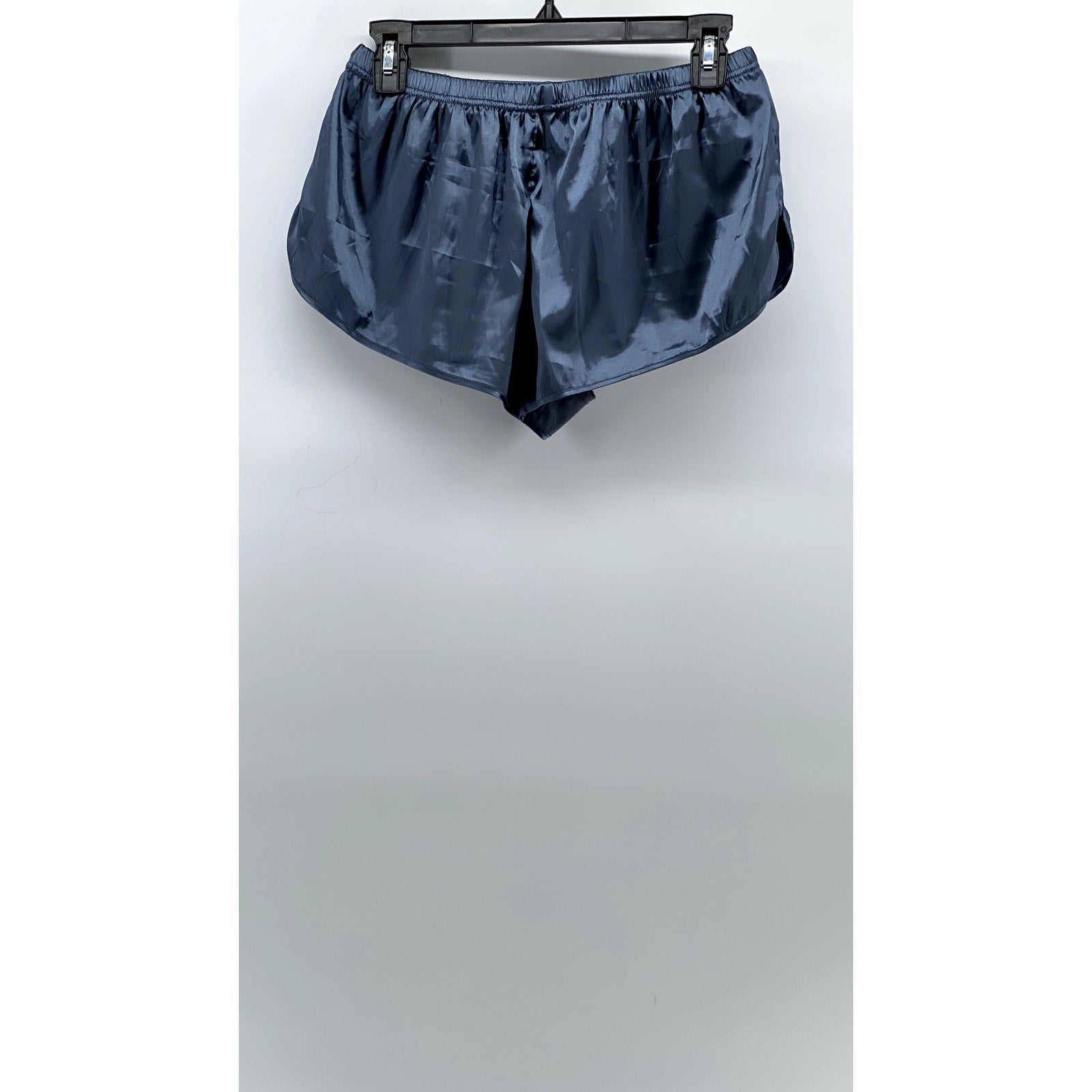 UNBRANDED Women's Blue Lightweight Pull-On Pajama Shorts SZ M