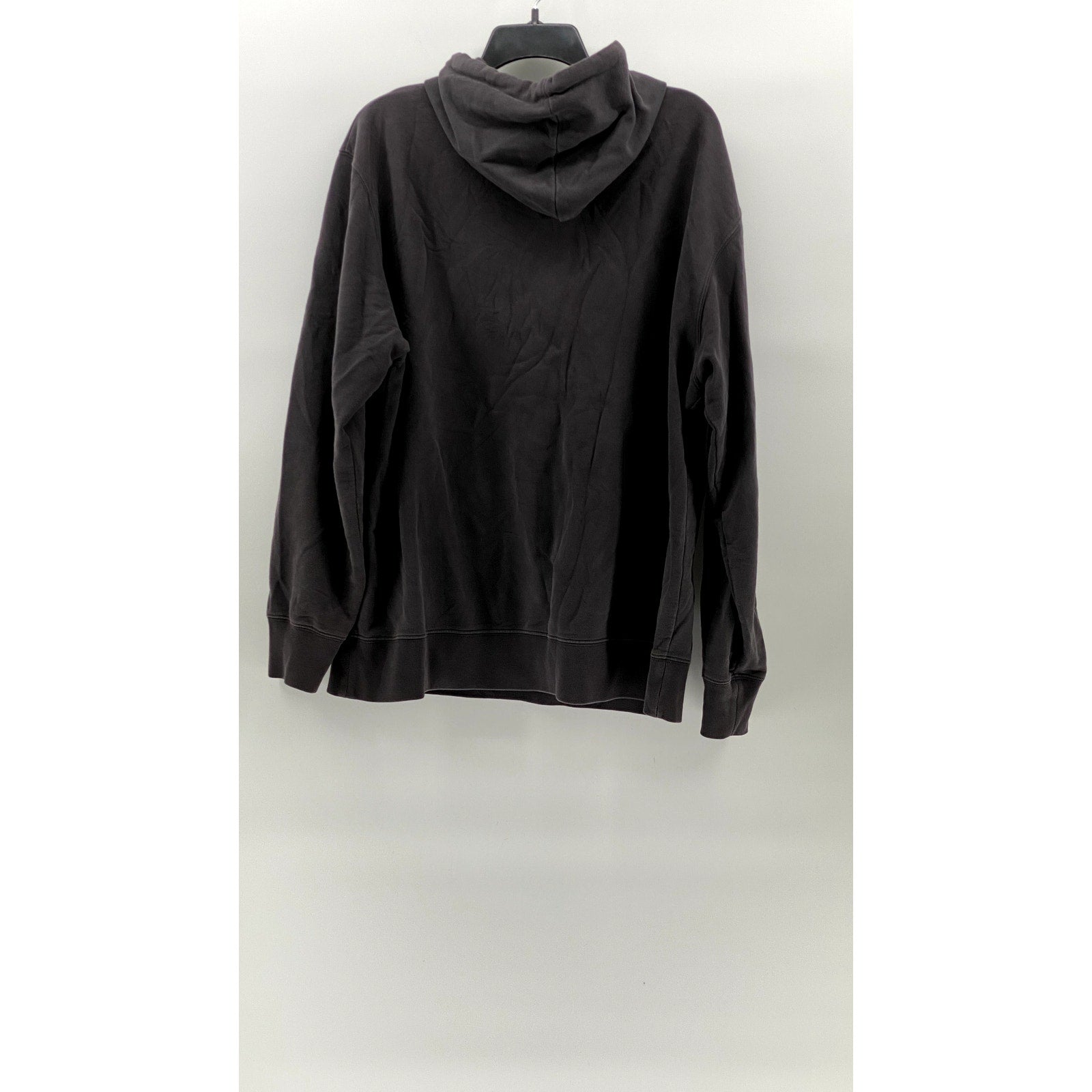 47' BRAND Men's Gray Michigan Patch Logo Long Sleeve Pullover Hoodie SZ M