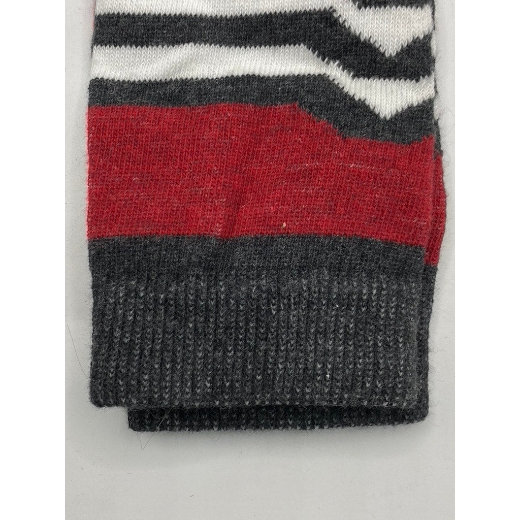 B.ELLA Women's White-Black Heather Striped Betsy Knee High Socks SZ 9-11