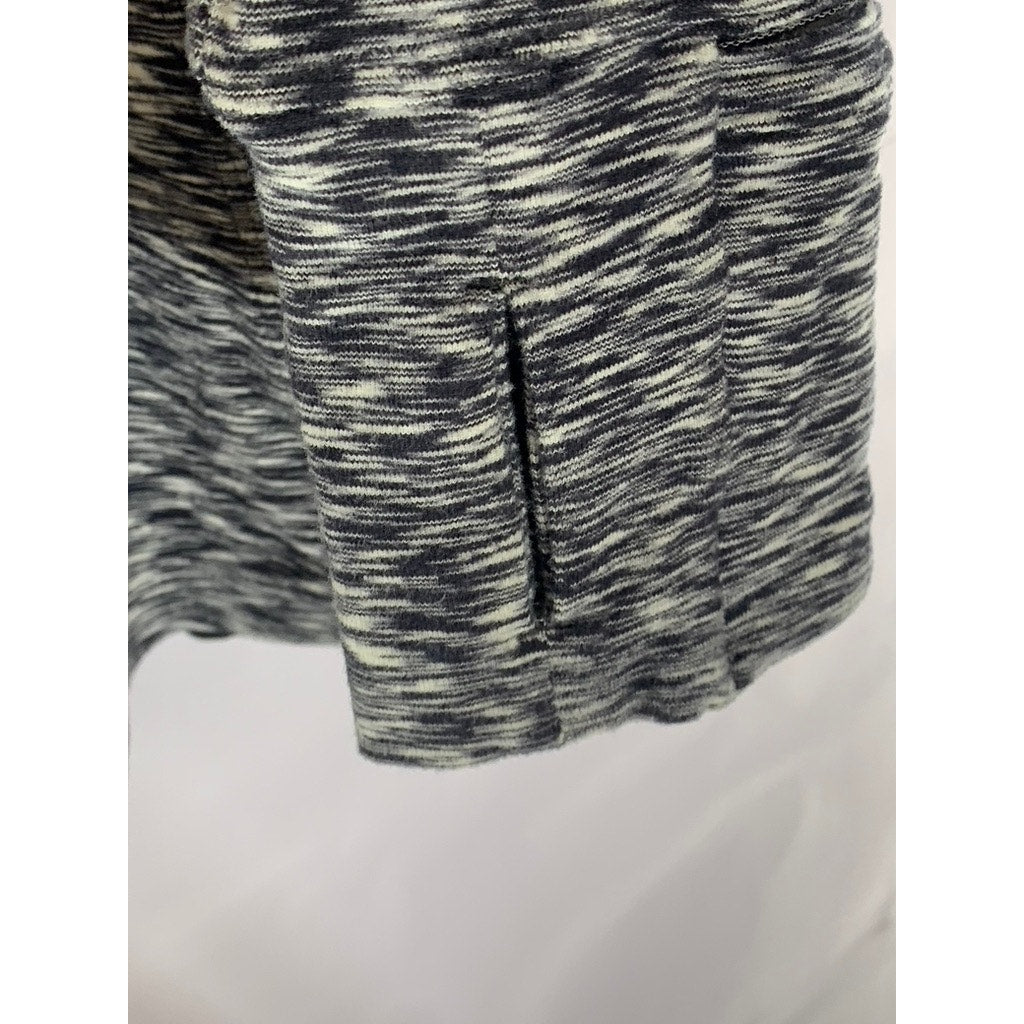 LULULEMON Women's Black/White Printed Runderful Crewneck Long Sleeve Top SZ 8