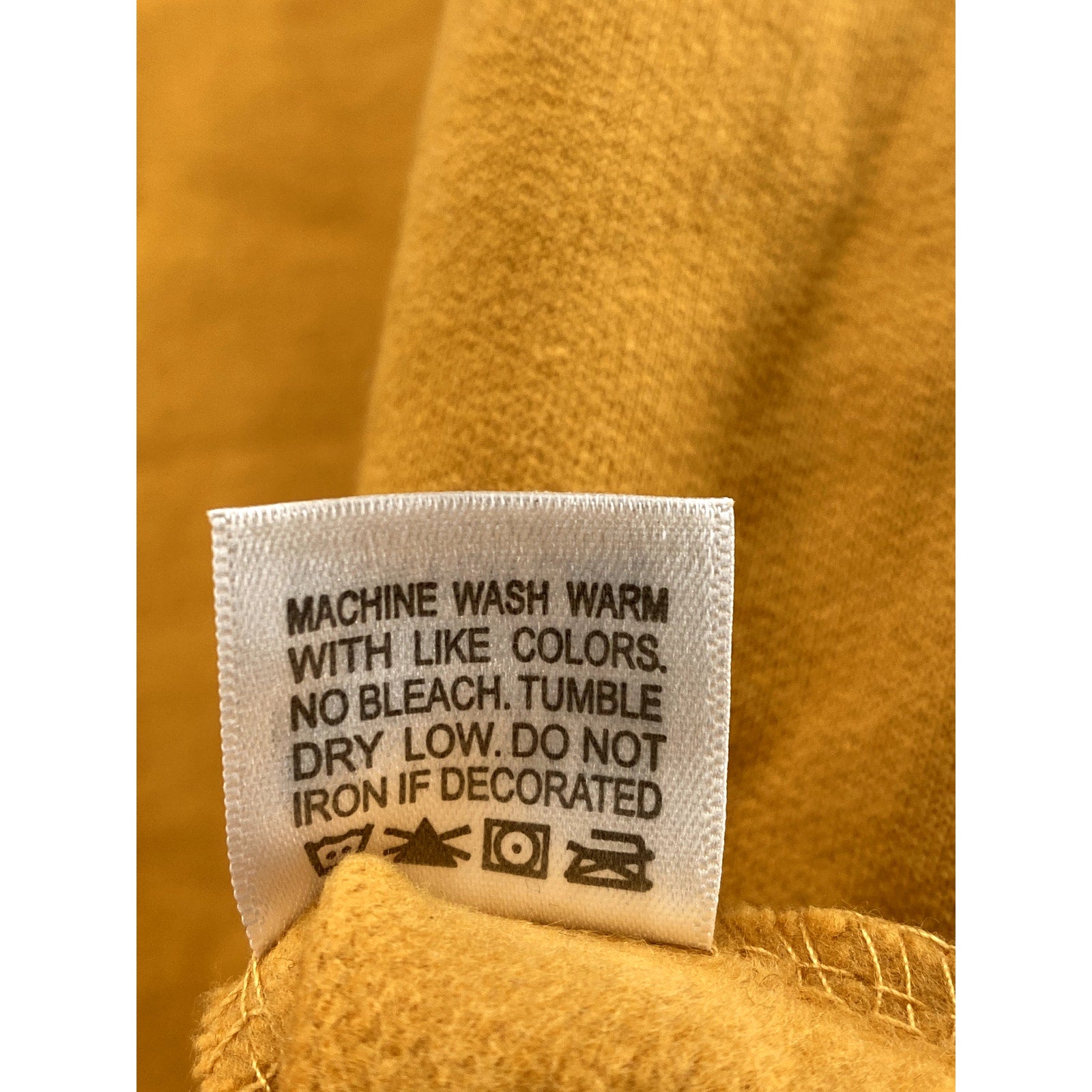 OCEAN BEACH Men's Gold Yellow Aspen Snowmass Logo Pullover Hoodie SZ M