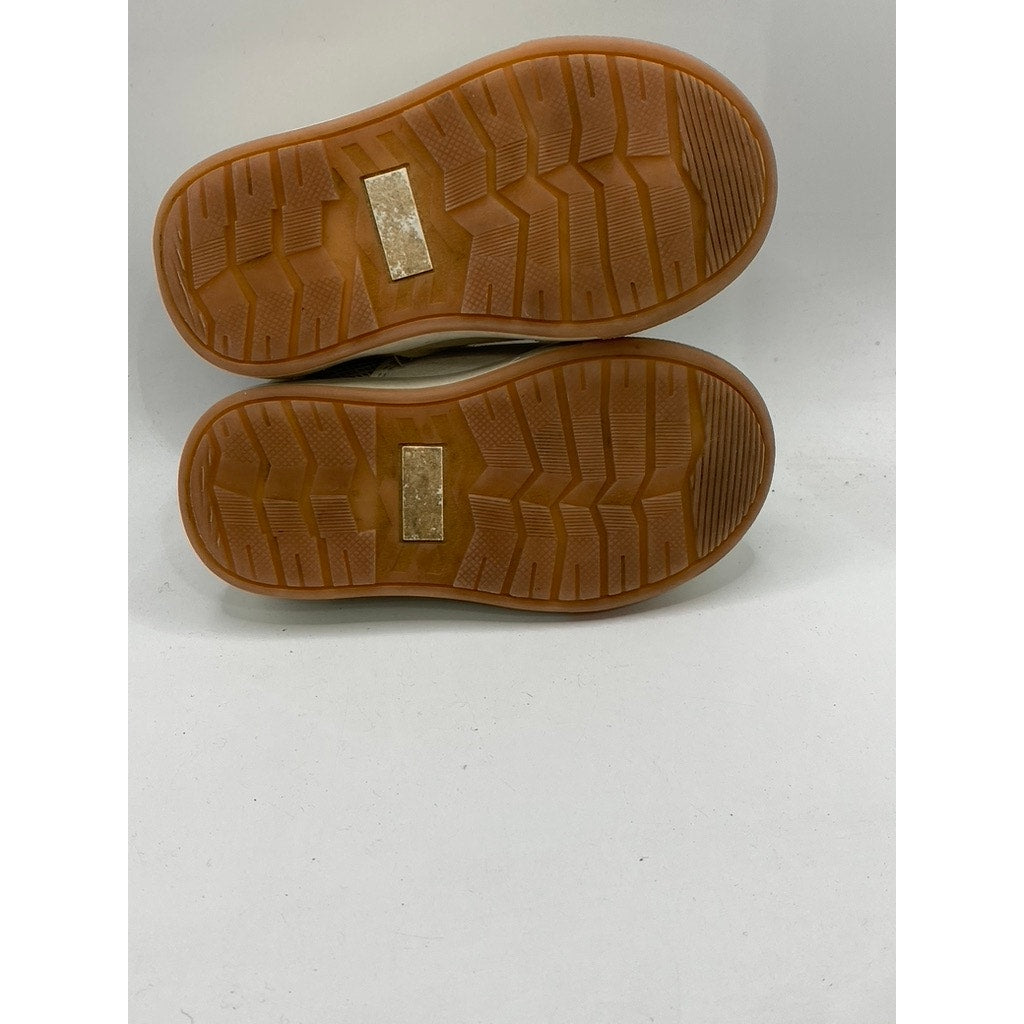 GYMBOREE Toddler White Mesh Strap Basketball Sneakers SZ 4