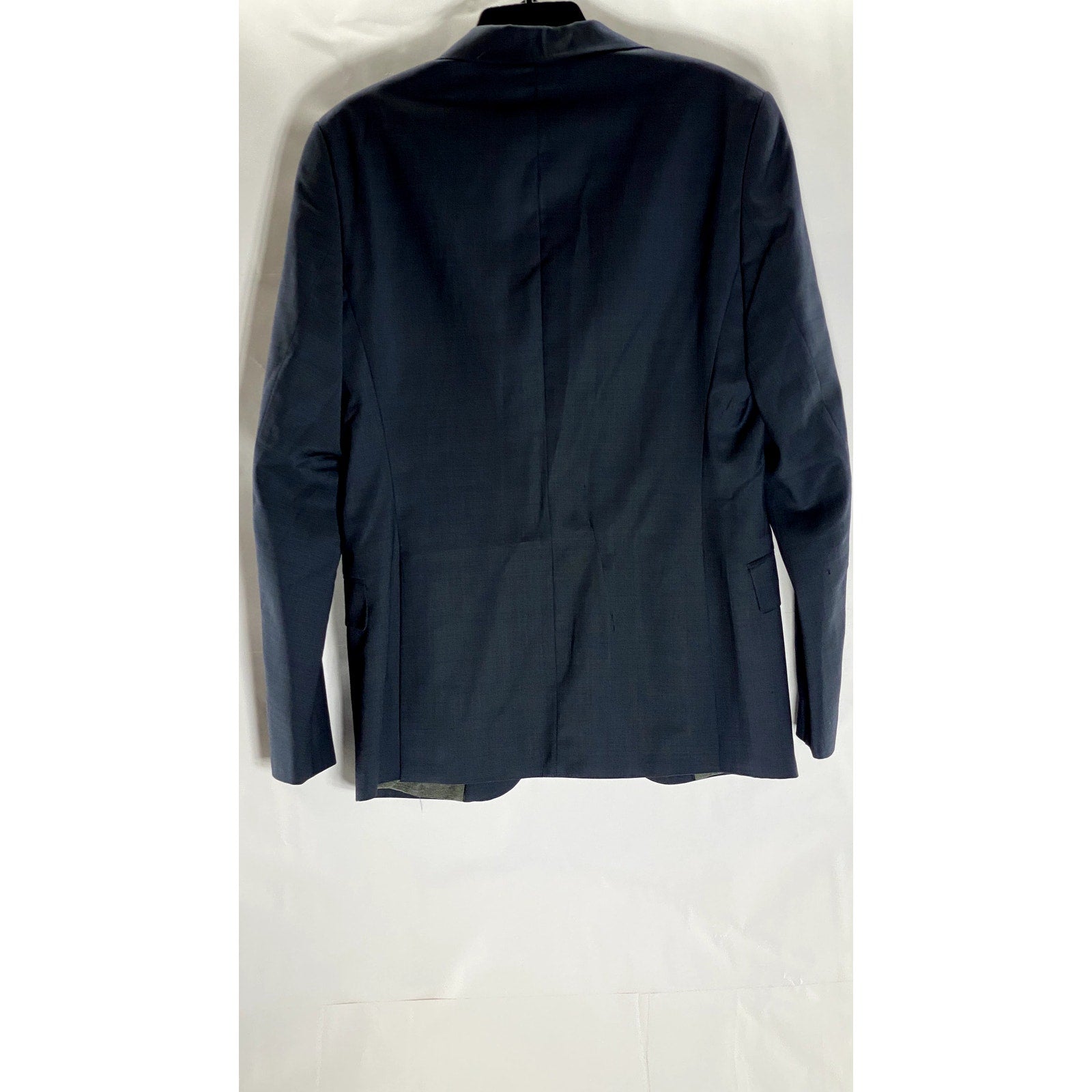 ZARA MAN Men's Navy Solid Two-Button Wool Blazer SZ 38