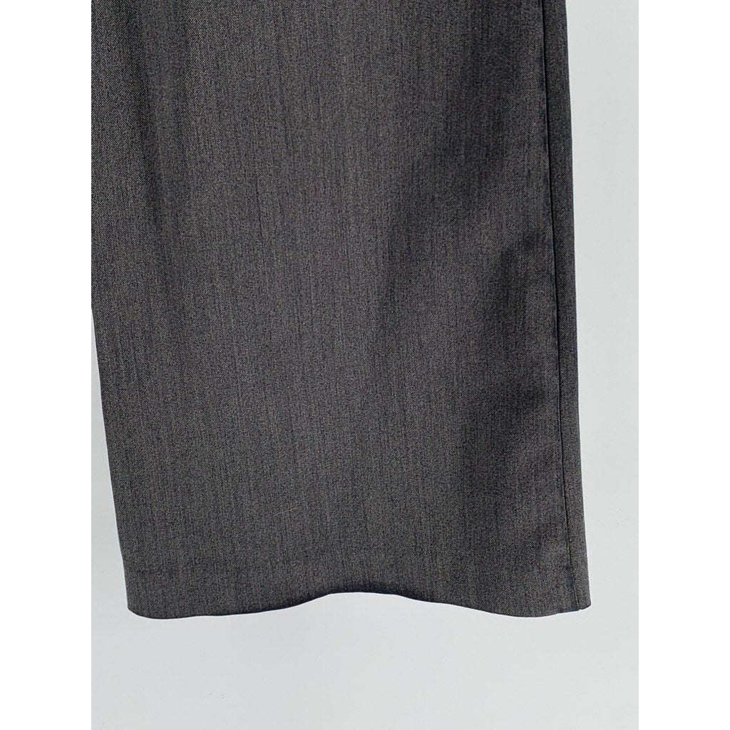 CHARLOTTE RUSSE Women's Charcoal Gray Regular-Fit Wide-Leg Pants SZ 0