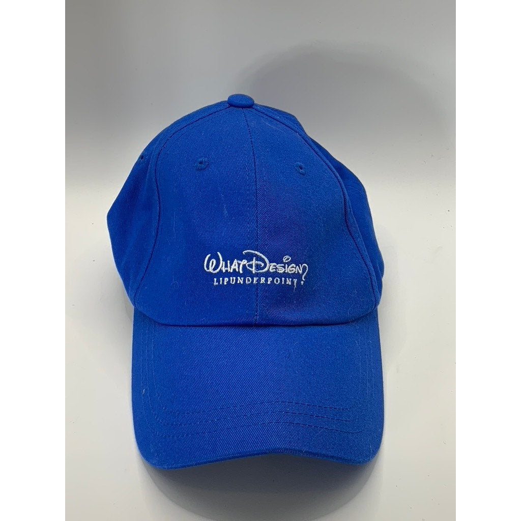 LUP BY LIPUNDERPOINT Men's Dark Blue Embroidered Walt Disney Logo Baseball Hat