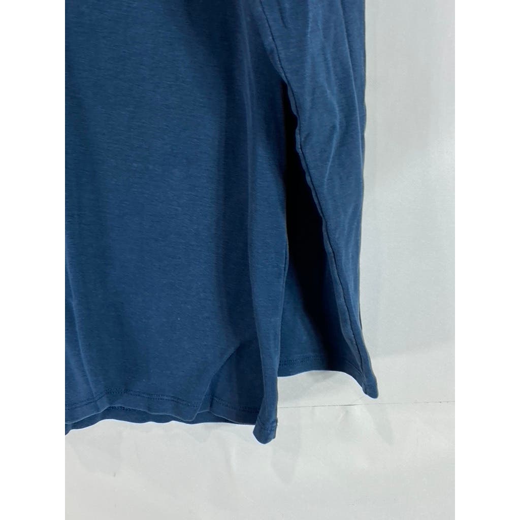 ZARA Men's Blue Crewneck Long Sleeve T-Shirt SZ XL