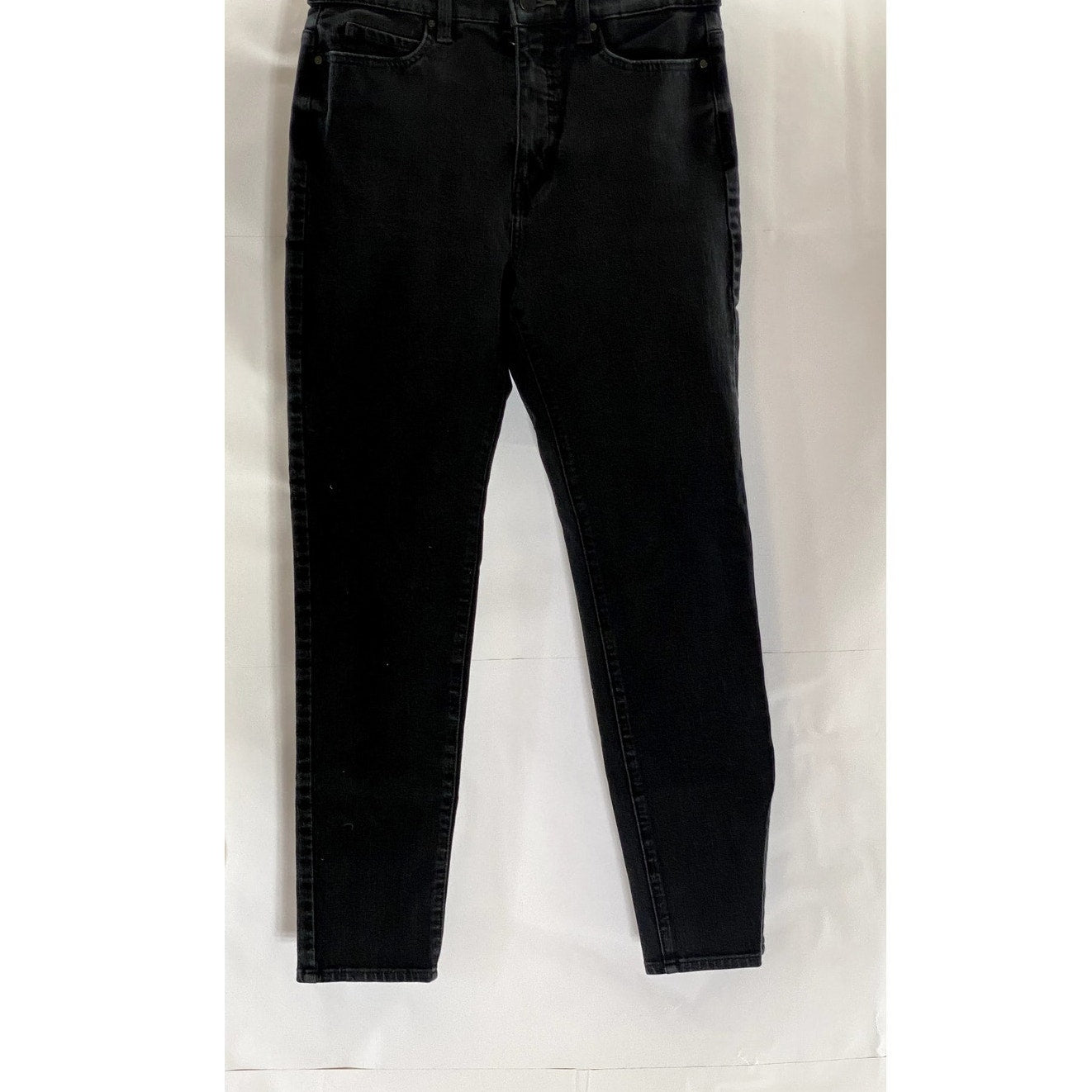 UNIQLO Women's Black Solid Ultra Stretch High-Rise Skinny Tapered Jean SZ 27