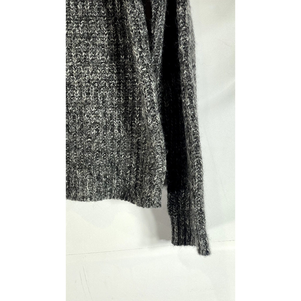 ANDREA JOVINE Women's Heather Gray Knit Pullover Sweater SZ L