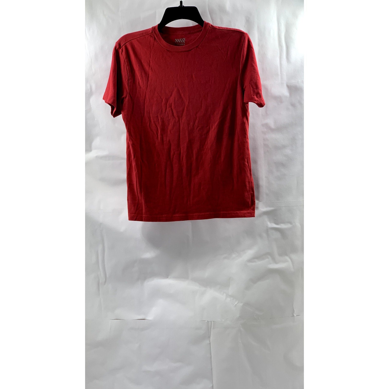 OLD NAVY Boy's Red Crewneck Solid Casual Short Sleeve T-Shirt SZ L(10-12)