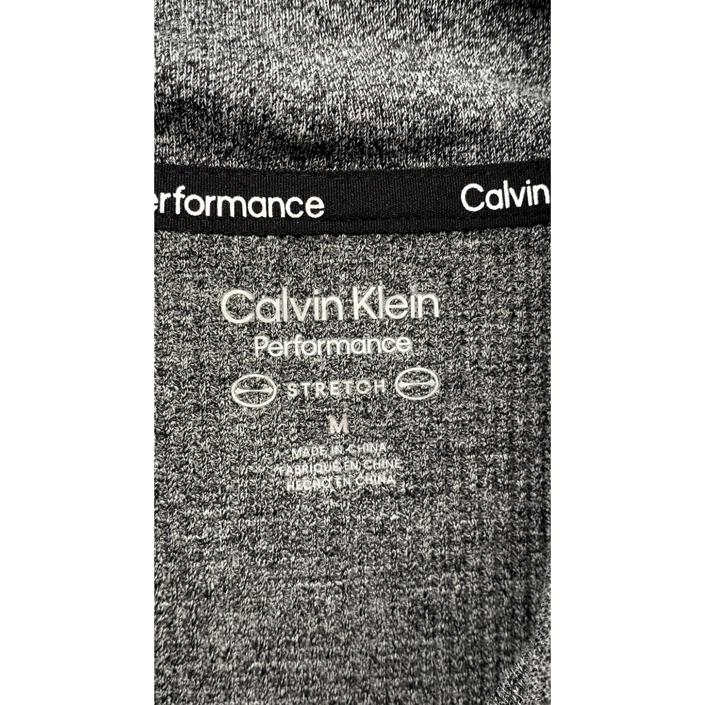 CALVIN KLEIN Women's Charcoal Performance Stretch Thermal Turtleneck Sweater SZM