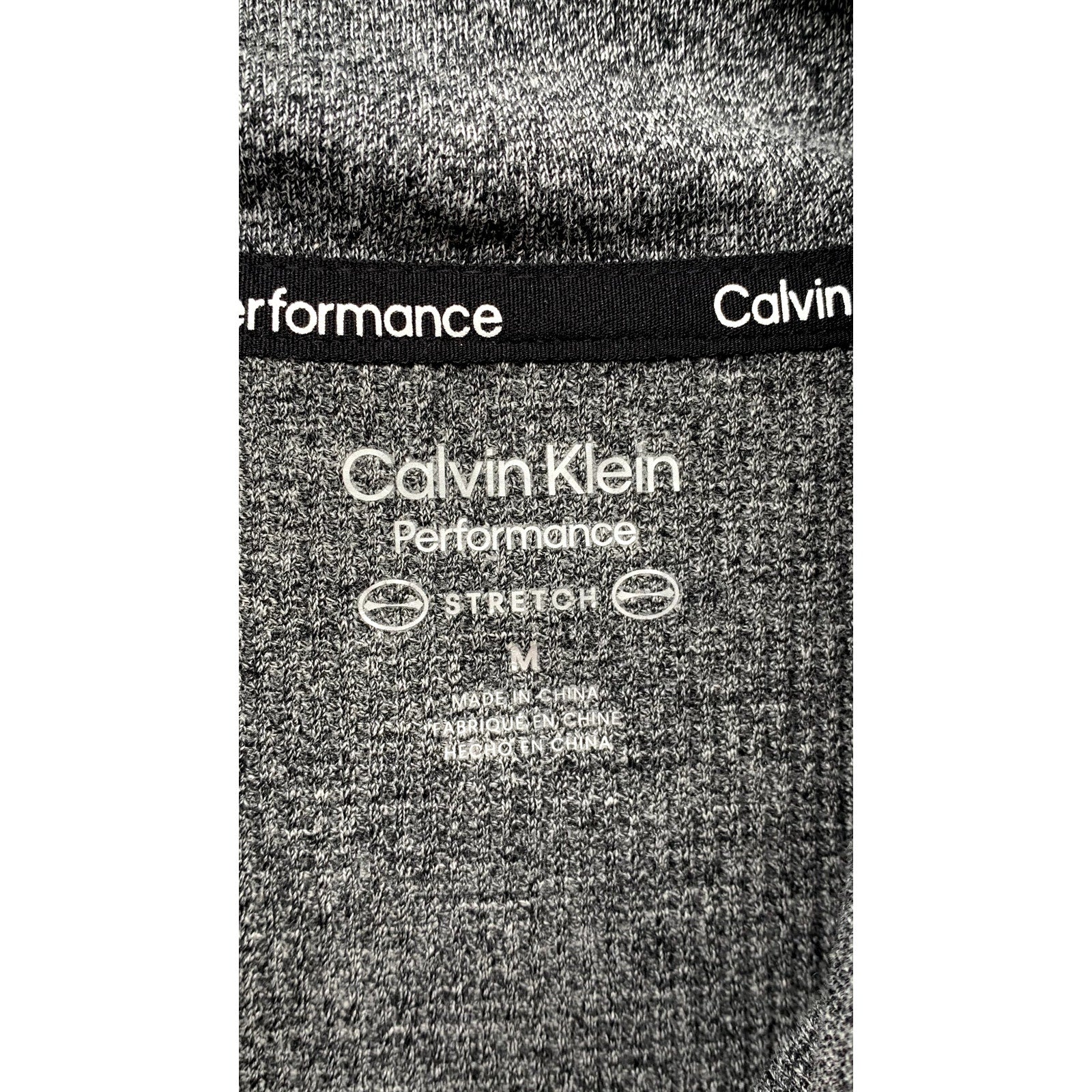 CALVIN KLEIN Women's Charcoal Performance Stretch Thermal Turtleneck Sweater SZM