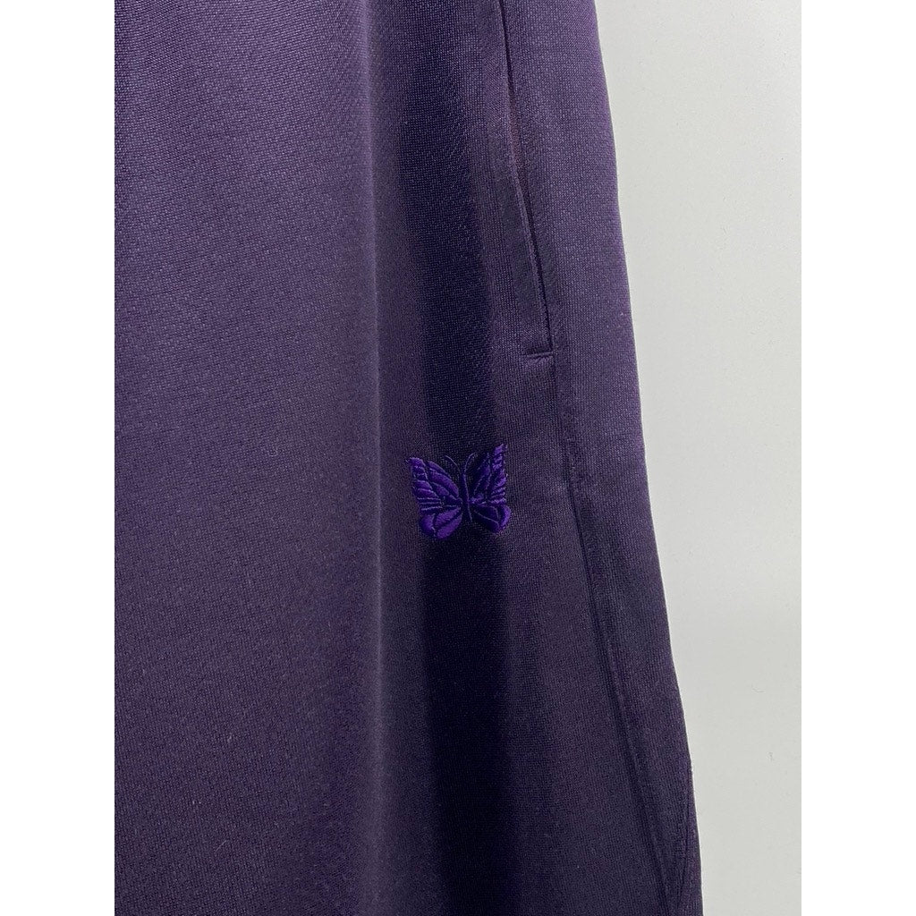 NEEDLES Men's Dark Purple Pull-On Relaxed-Fit Jogger Sweat Pants SZ M