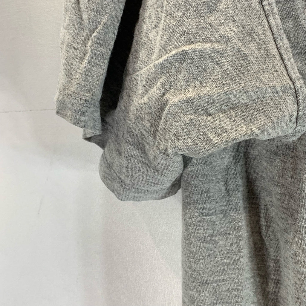 CHAMPION Authentic Men's Gray Solid Crewneck Casual Short Sleeve T-Shirt SZ L