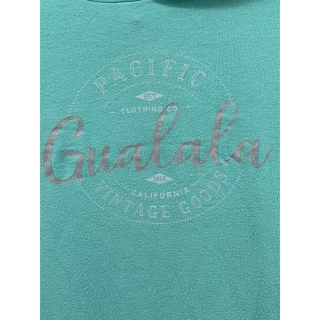ARTISANS Women's PACIFIC CLOTHING CO. Teal Gualala Hoodie SZ M