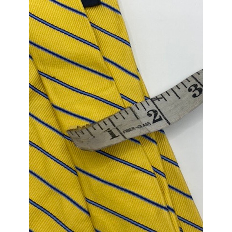 BROOKS BROTHERS Men's Yellow/Blue Striped Tie