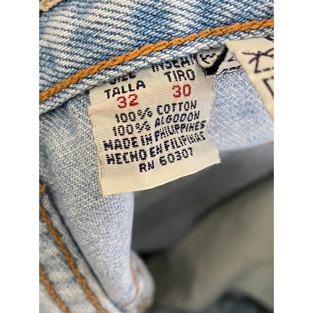 UNIONBAY Men's Vintage Light Blue Wash Straight-Leg Regular-Fit Jeans SZ 32X30